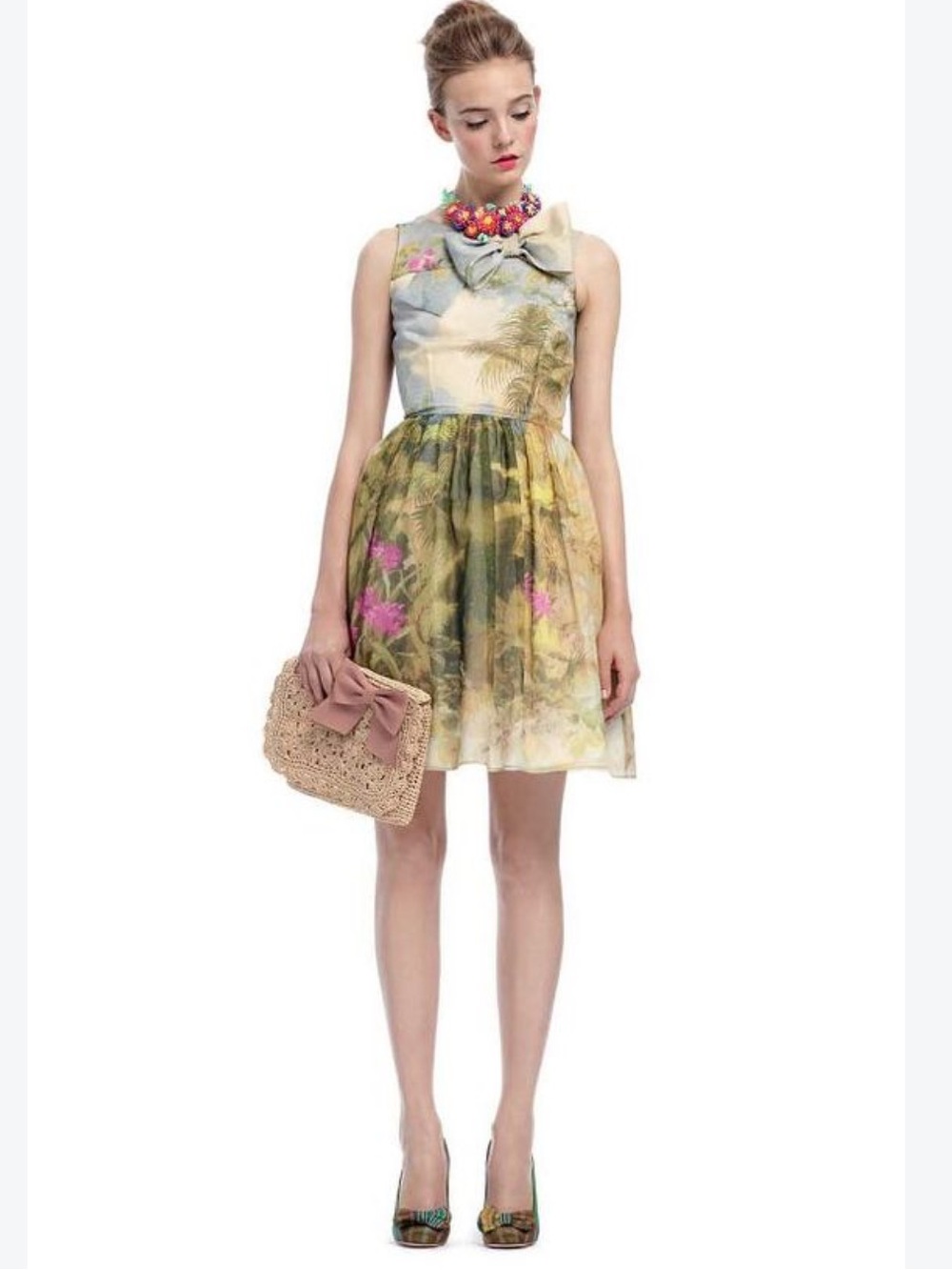 RED Valentino Summer 2013 Organza Mini Dress